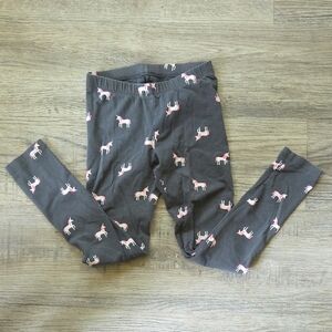 Cat & Jack Gray Leggings with Pink Unicorn Print